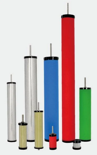 Replacement compressed air filter elements